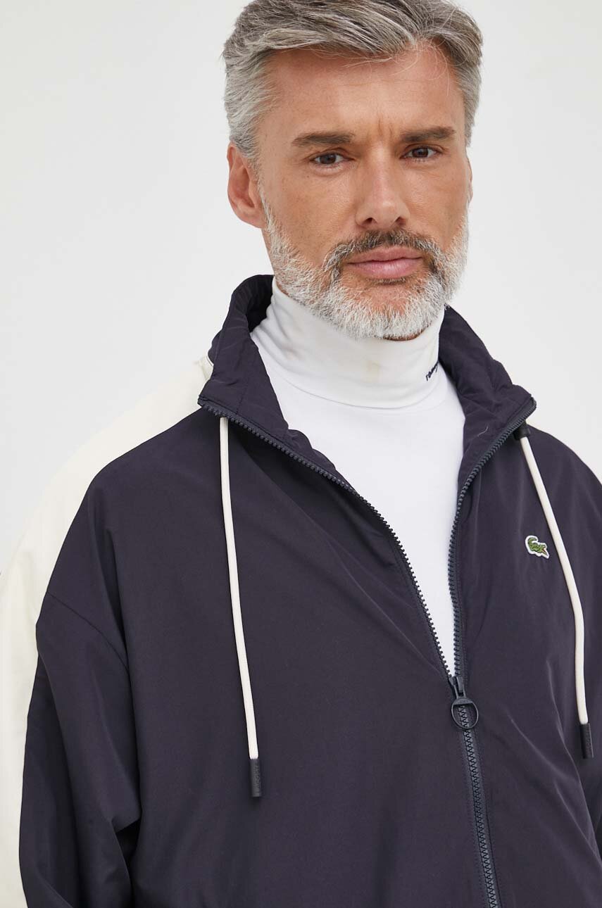 Куртка Lacoste мужская цвет синий переходная | ANSWEAR.ua