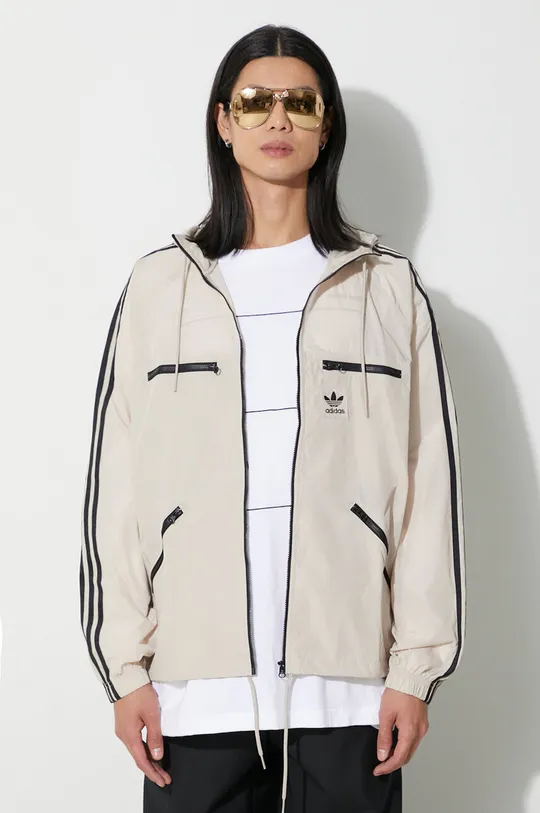 beige adidas Originals jacket Classics Wonbei Men’s