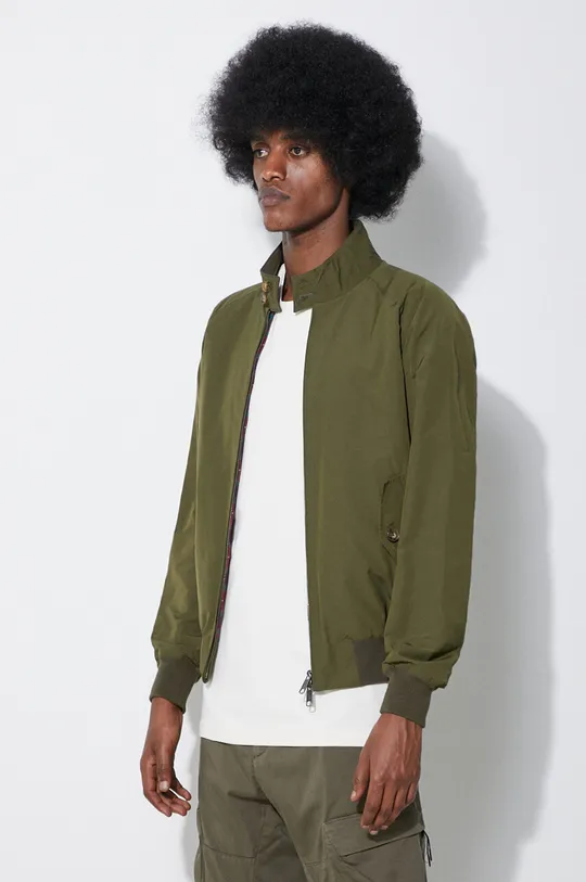 зелёный Куртка-бомбер Baracuta G9 Cloth