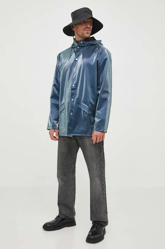Rains kurtka przeciwdeszczowa 12010 Jackets niebieski