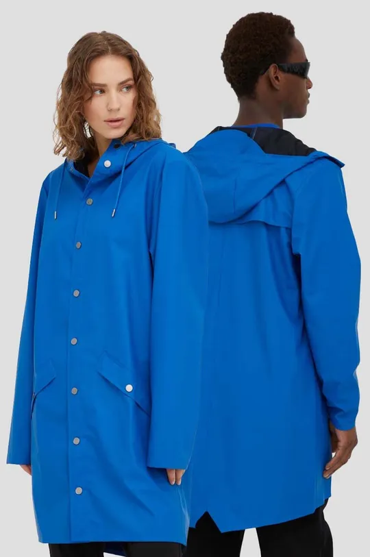 niebieski Rains kurtka przeciwdeszczowa 12020 Jackets Unisex