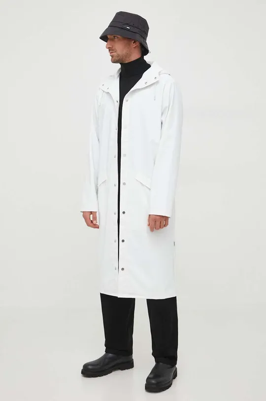 biały Rains kurtka przeciwdeszczowa 18360 Jackets