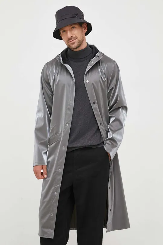 Nepremokavá bunda Rains 18360 Jackets strieborná