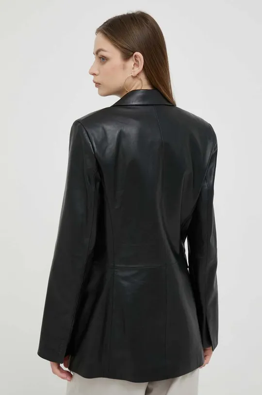Kožené sako Calvin Klein  Základná látka: 100 % Prírodná koža Podšívka: 100 % Viskóza