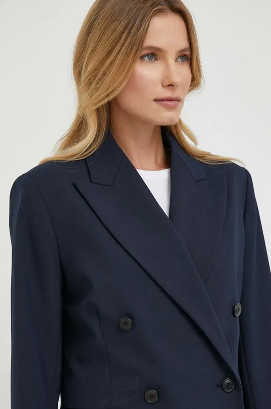 blu navy Tommy Hilfiger blazer con aggiunta di lana