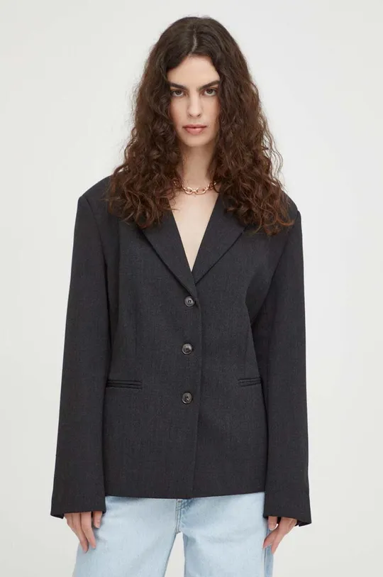 grigio Herskind blazer con aggiunta di lana Donna