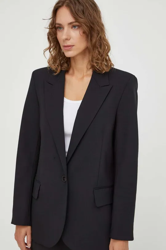 nero BA&SH blazer con aggiunta di lana