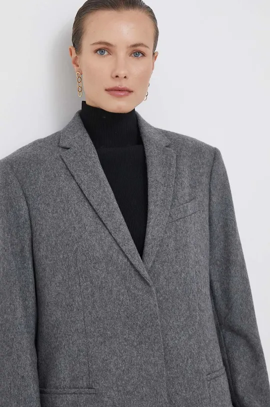 sivá Vlnená bunda Calvin Klein
