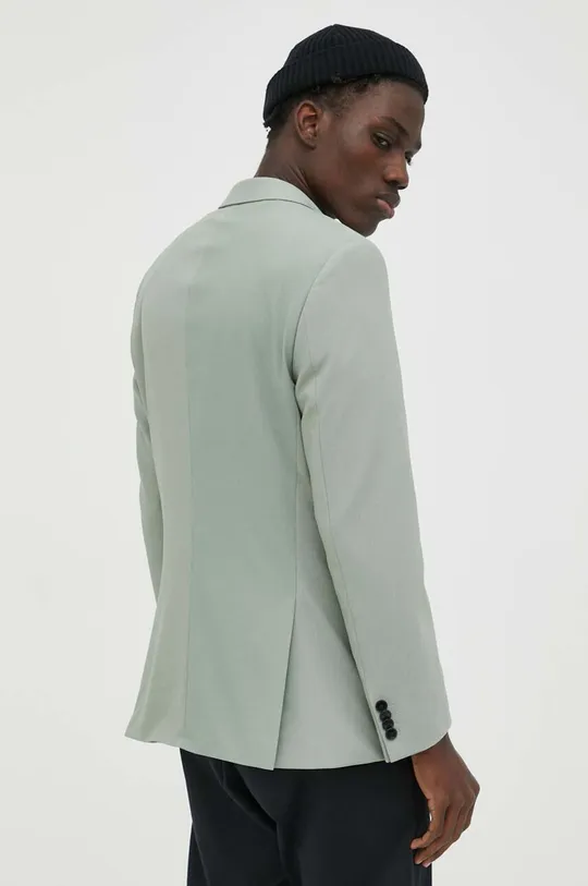 Пиджак с примесью шерсти HUGO  Основной материал: 52% Полиэстер, 43% Шерсть, 5% Эластан Подкладка: 100% Полиэстер