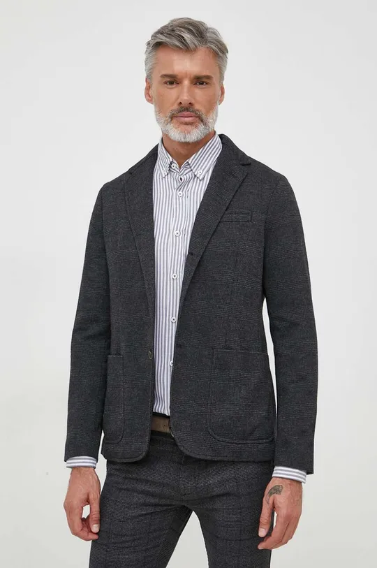 серый Пиджак с примесью шерсти Polo Ralph Lauren Мужской