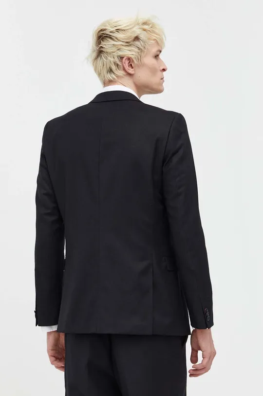 Шерстяной пиджак HUGO Основной материал: 98% Шерсть, 2% Эластан Подкладка: 100% Полиэстер
