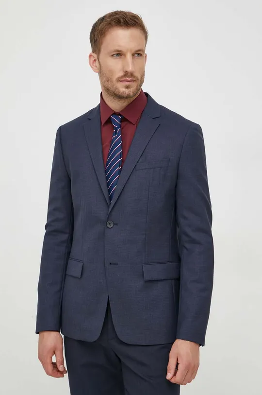 blu navy Calvin Klein giacca in lana Uomo