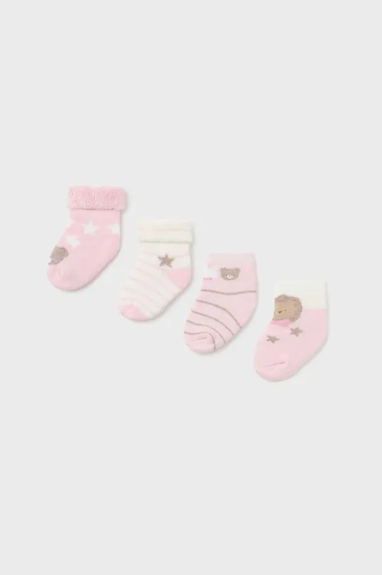розовый Носки для младенцев Mayoral Newborn 4 шт Для мальчиков