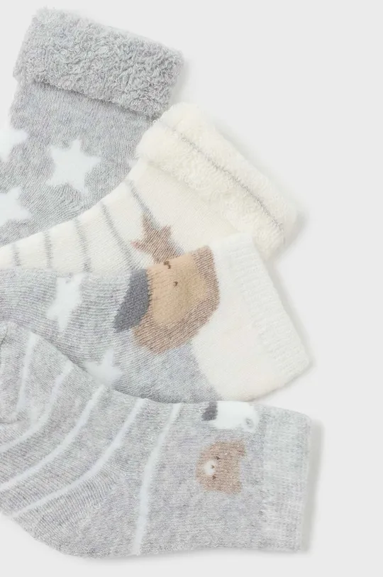 Шкарпетки для немовлят Mayoral Newborn 4-pack сірий