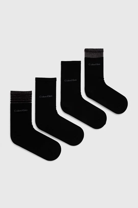 μαύρο Κάλτσες Calvin Klein 4-pack Γυναικεία