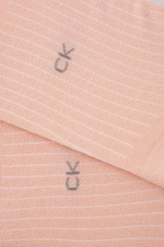 Κάλτσες Calvin Klein 2-pack ροζ