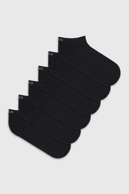 crna Čarape HUGO 6-pack Ženski