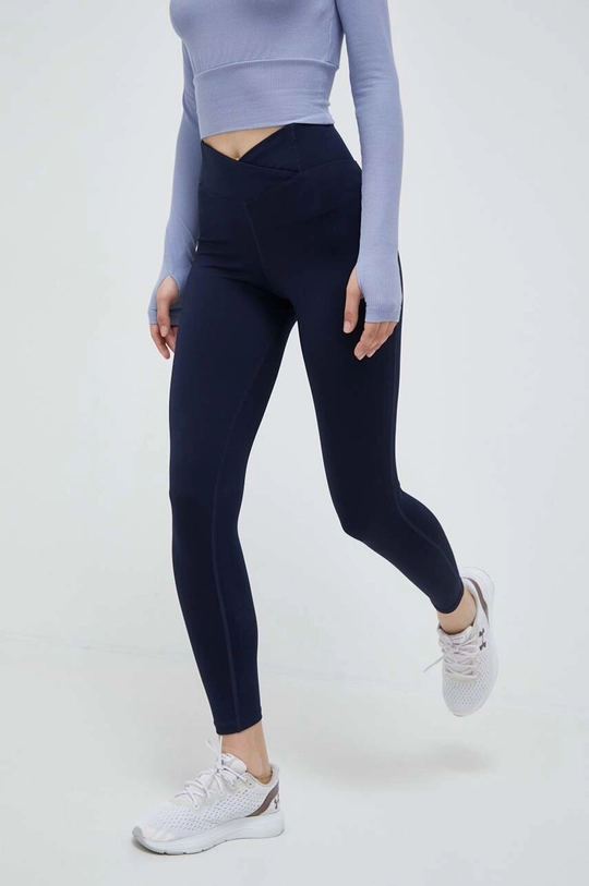 granatowy Reebok legginsy treningowe Workout Ready Basic Damski