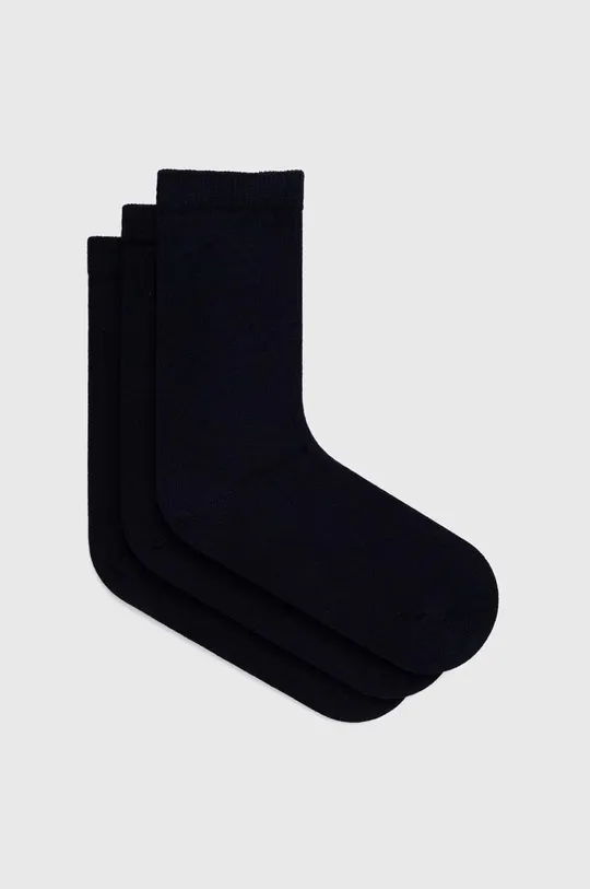 mornarsko plava Čarape Pepe Jeans Solid 3-pack Ženski