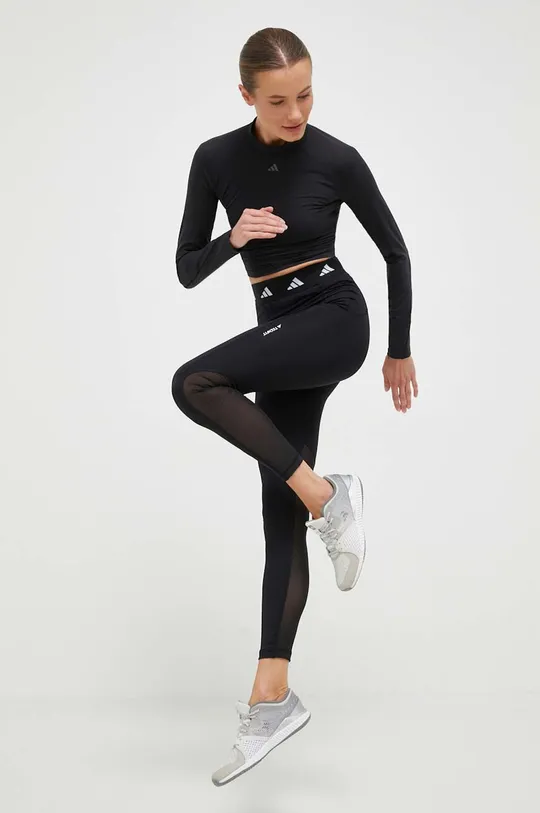 fekete adidas Performance edzős legging Techfit