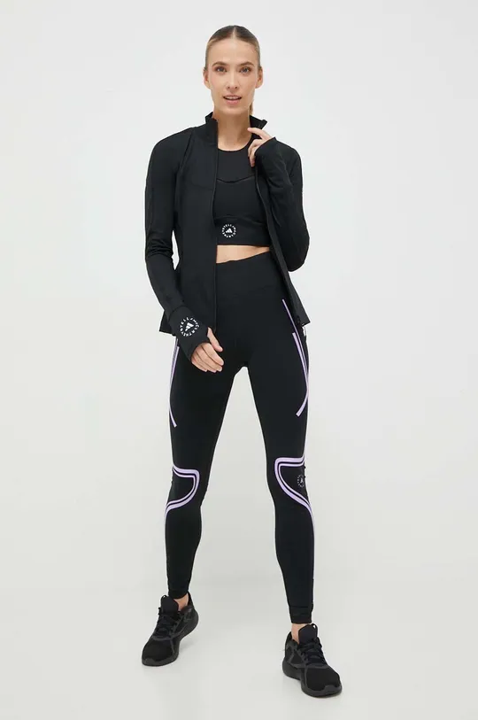 Κολάν για τρέξιμο adidas by Stella McCartney TruePace μαύρο