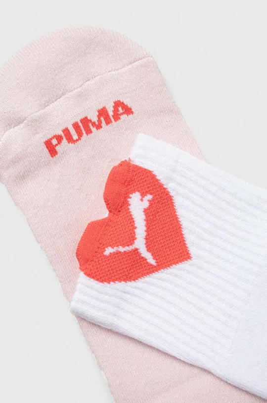 Κάλτσες Puma 2-pack ροζ