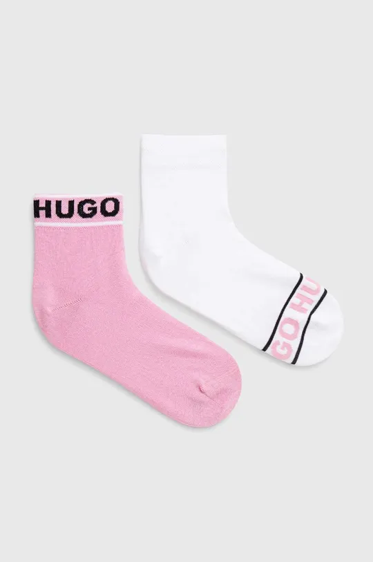 rózsaszín HUGO zokni 2 db Női