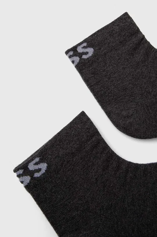 Ponožky BOSS 2-pak sivá