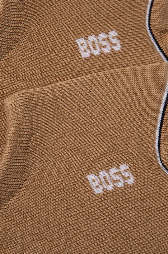 Κάλτσες BOSS 2-pack μπεζ