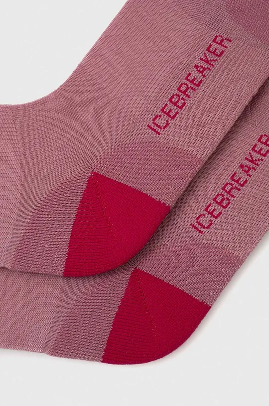 Κάλτσες Icebreaker Lifestyle Light ροζ