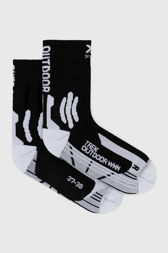 μαύρο Κάλτσες X-Socks Trek Outdoor 4.0 Γυναικεία