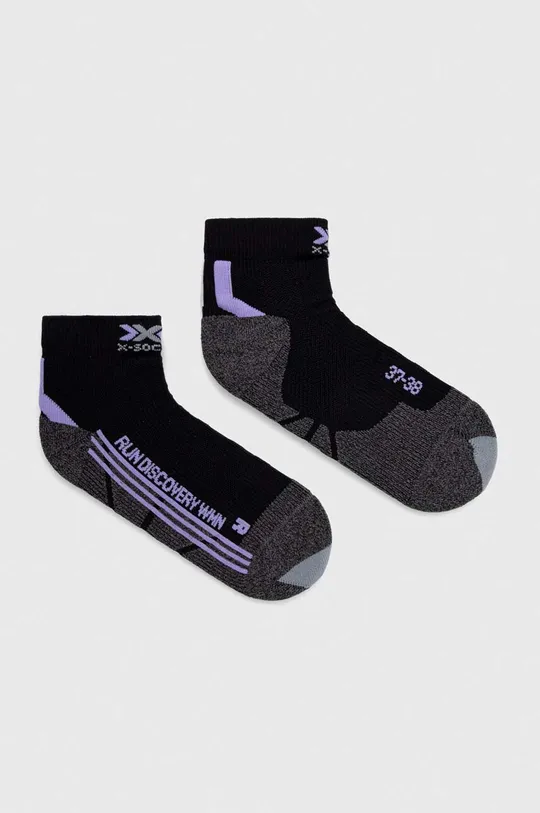 czarny X-Socks skarpetki Run Discovery 4.0 Damski