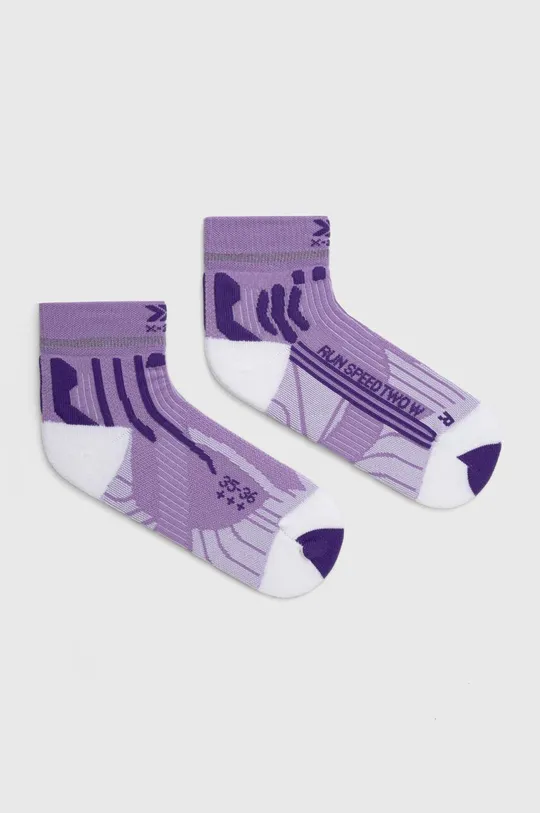 μωβ Κάλτσες X-Socks Run Speed 4.0 Γυναικεία