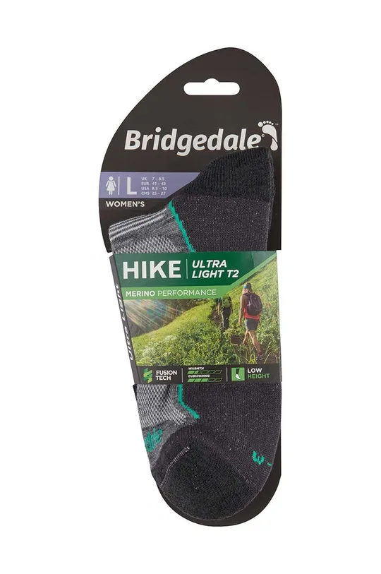 sivá Ponožky Bridgedale T2 Merino