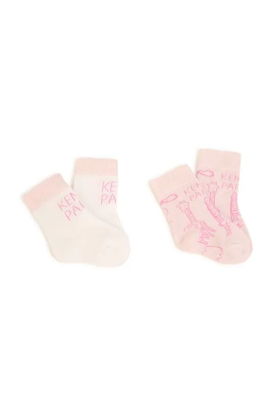 ροζ Κάλτσες μωρού Kenzo Kids 2-pack Για κορίτσια