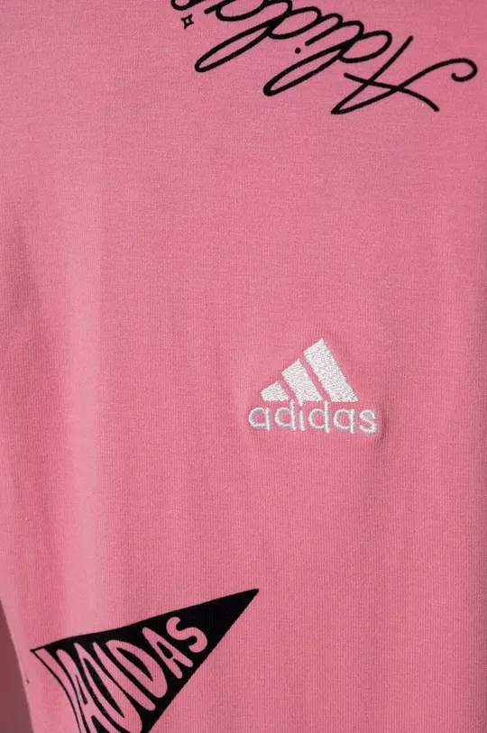 Дитячі легінси adidas JG BLUV Q3 TIGH рожевий