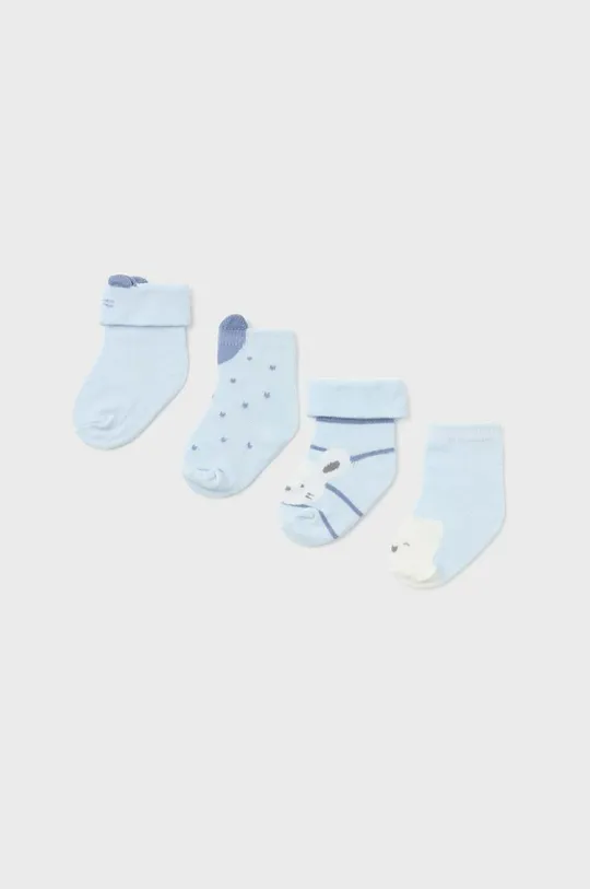 блакитний Шкарпетки для немовлят Mayoral Newborn Gift box 4-pack Для дівчаток