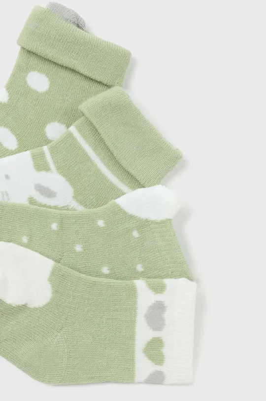 Κάλτσες μωρού Mayoral Newborn Gift box 4-pack πράσινο