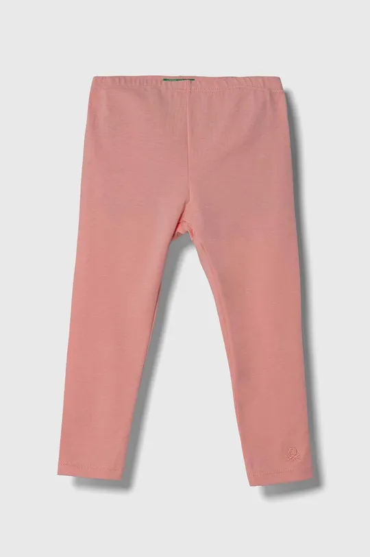 рожевий Дитячі легінси United Colors of Benetton Для дівчаток