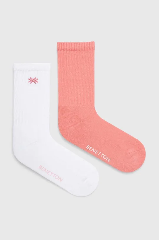 рожевий Шкарпетки United Colors of Benetton 2-pack Для дівчаток