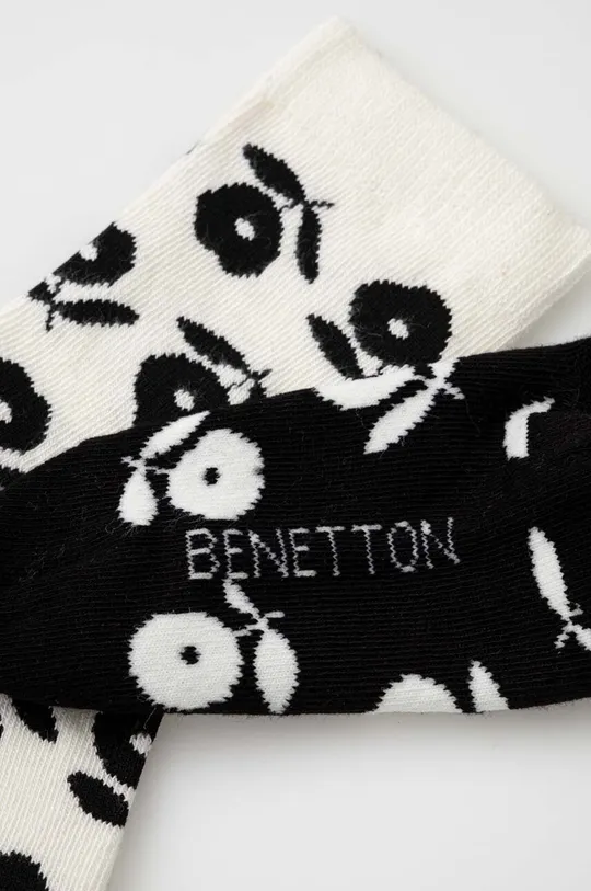 Παιδικές κάλτσες United Colors of Benetton μαύρο