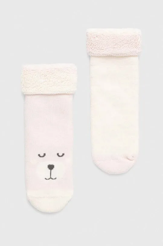 рожевий Шкарпетки для немовлят United Colors of Benetton 2-pack Для дівчаток