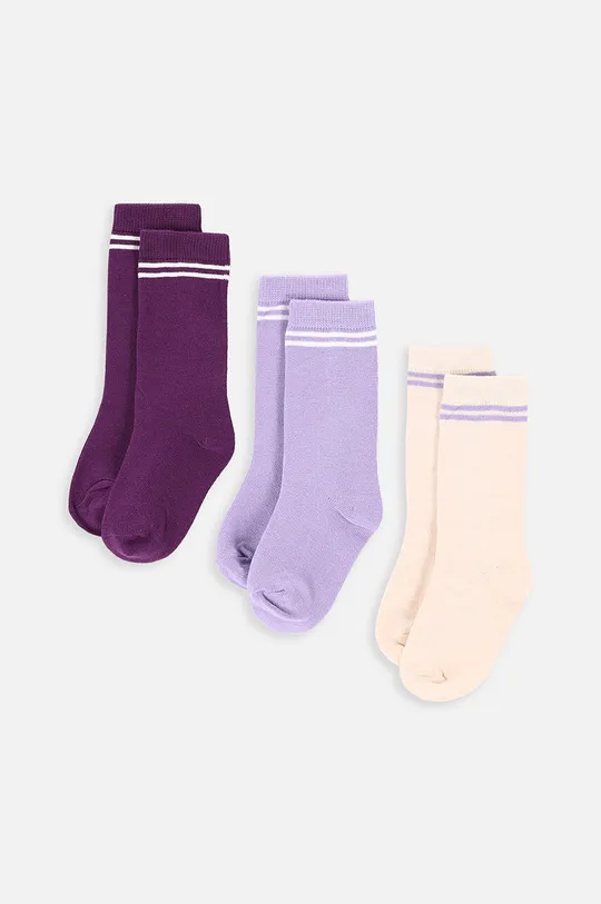 μωβ Παιδικές κάλτσες Coccodrillo 3-pack Για κορίτσια