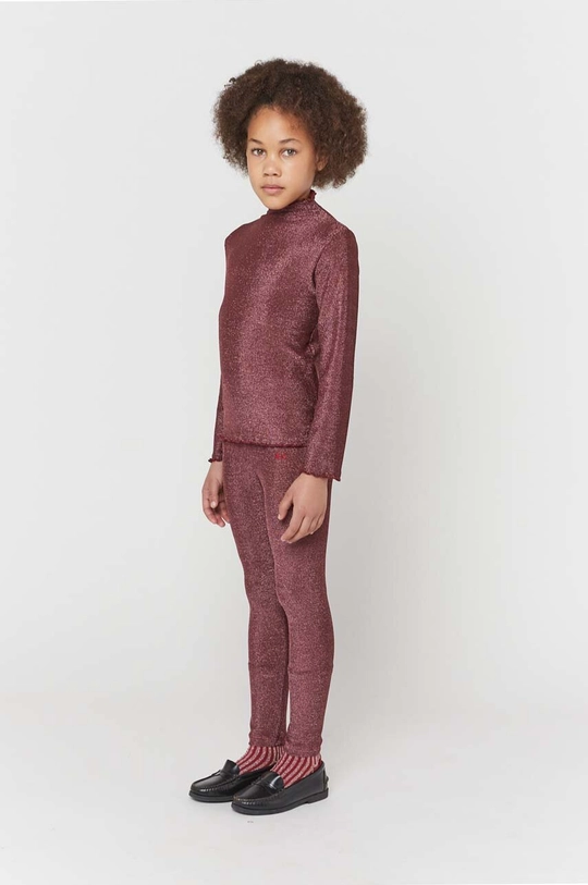 burgundia Bobo Choses gyerek legging