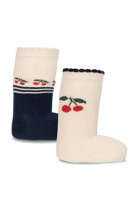 λευκό Παιδικές κάλτσες Konges Sløjd 2-pack Παιδικά