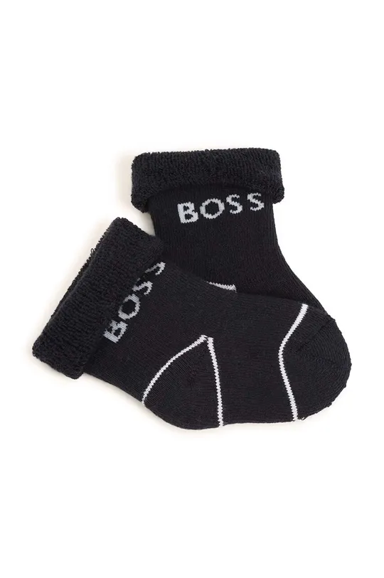 Ponožky pre bábätká BOSS 2-pak tmavomodrá