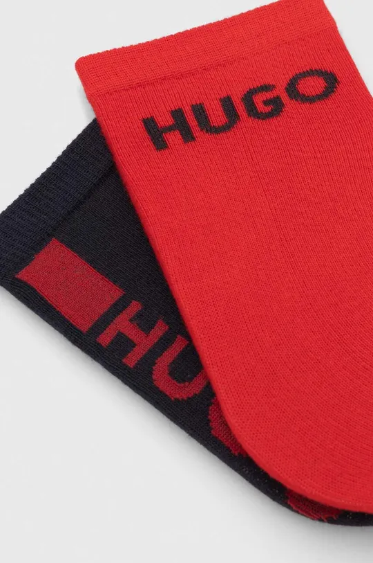 Дитячі шкарпетки HUGO 2-pack червоний
