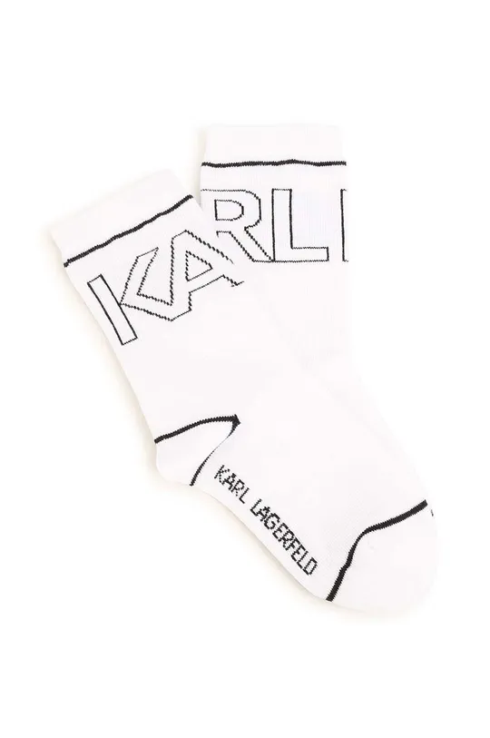 Detské ponožky Karl Lagerfeld 2-pak čierna