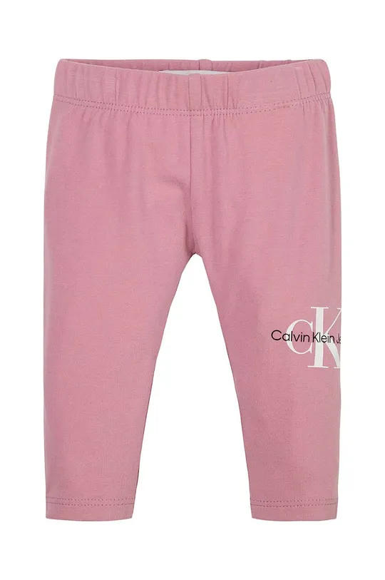 rózsaszín Calvin Klein Jeans gyerek legging Gyerek