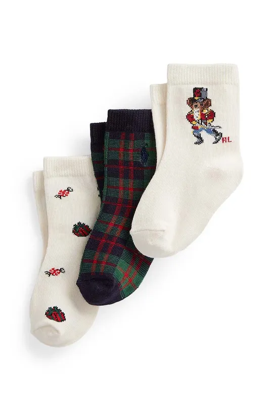 μπεζ Παιδικές κάλτσες Polo Ralph Lauren 3-pack Παιδικά